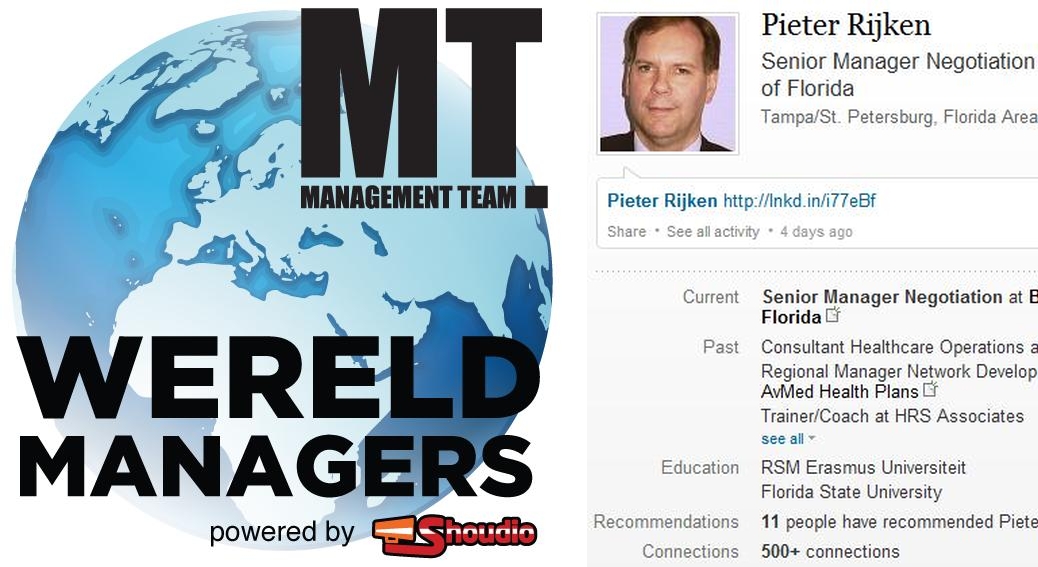 Wereldmanager: Pieter Rijken