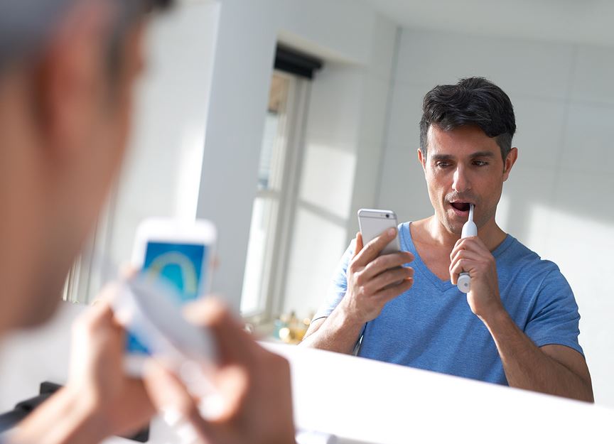 connected toothbrush data