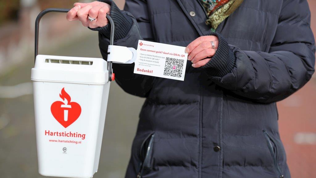 iDEAL QR collecteren De Hartstichting