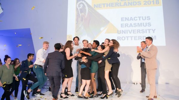 Enactus foto winnaar 2018 sociaal ondernemerschap