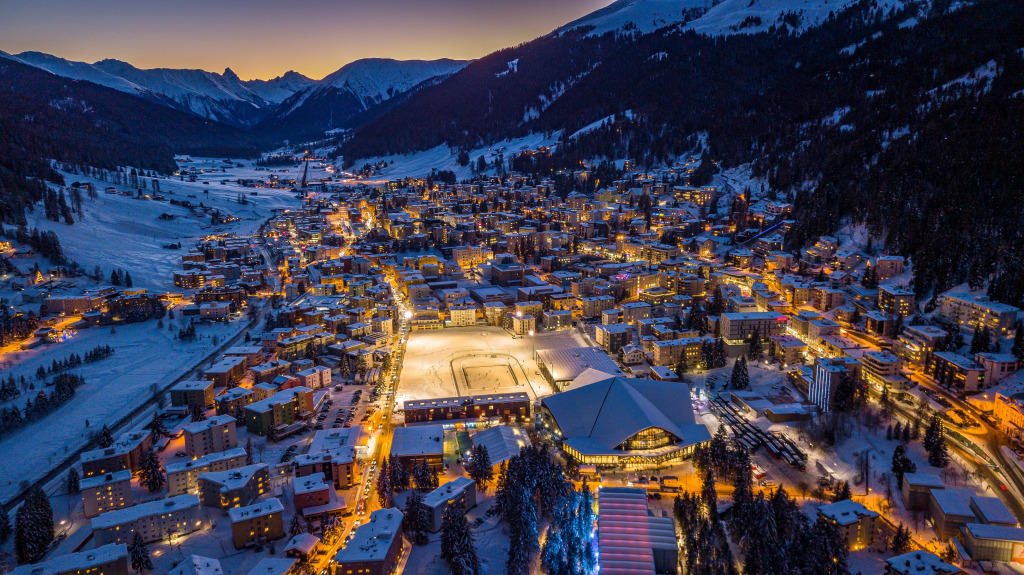 Davos in de winter