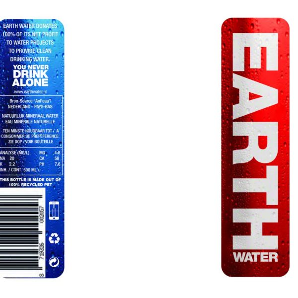 EARTH WATER gaat over op een interactieve verpakking en is daarmee klaar voor de toekomst