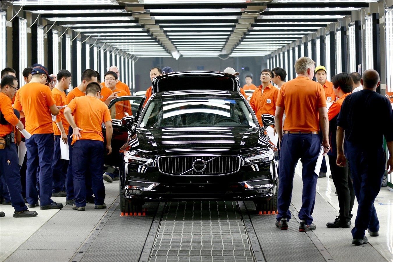productie van volvo