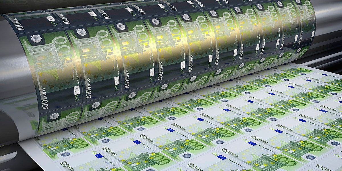 geld drukken euro