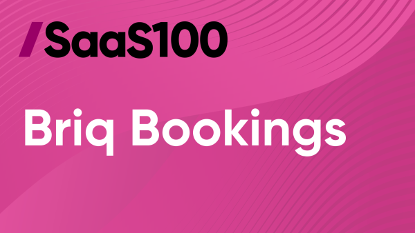 SaaS100 van 2022 Briq Bookings
