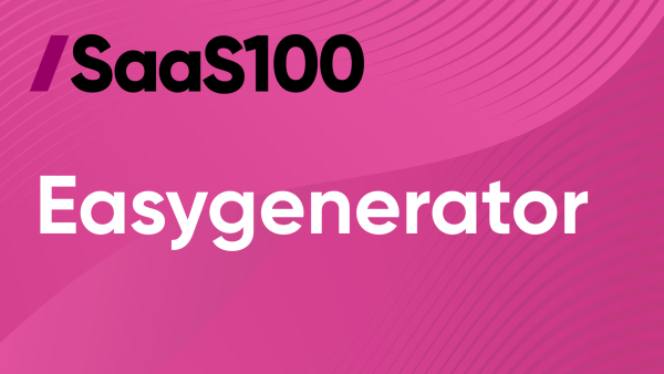 SaaS100 van 2022 Easygenerator