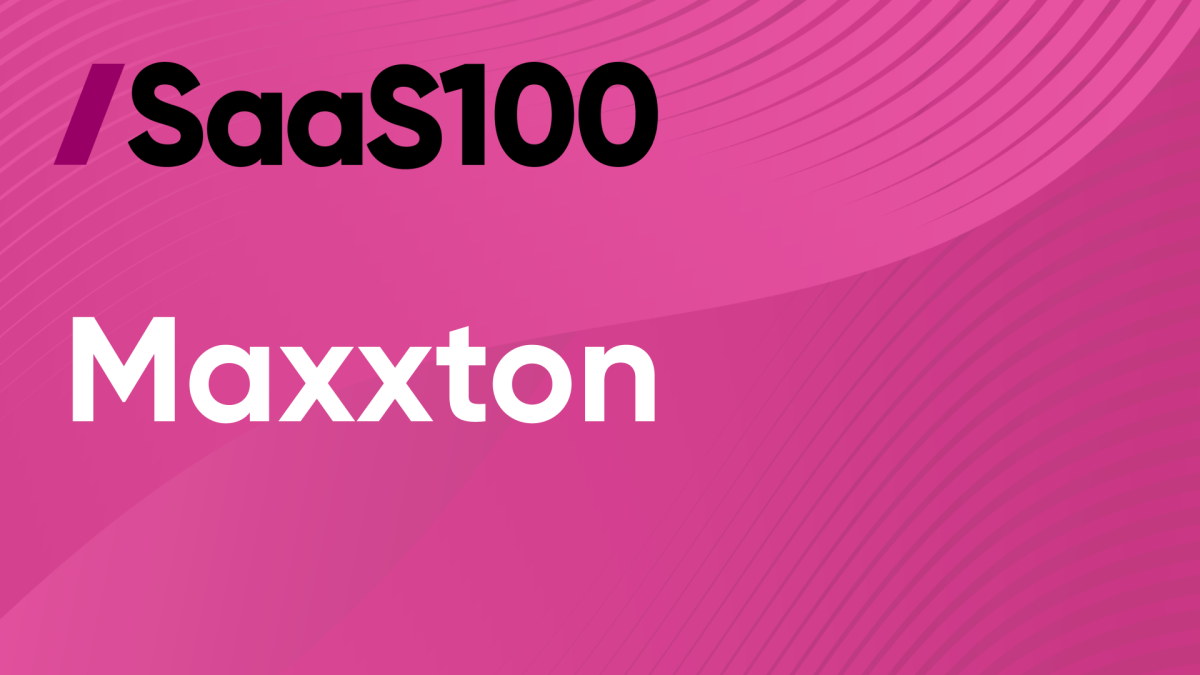 SaaS100 van 2022 Maxxton