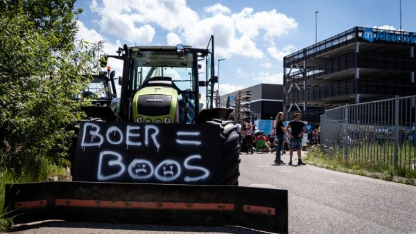 Boerenprotest boer is boos