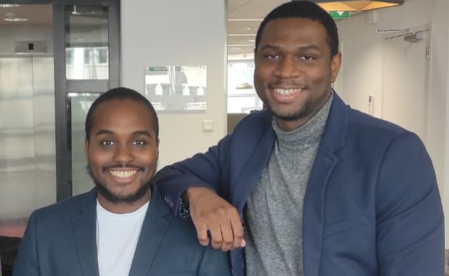 Tyrel Pantophlet en Victor Okoro van Plaex Technologies