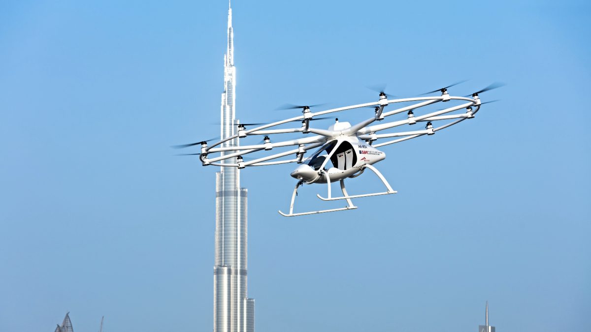volocopter drone taxi