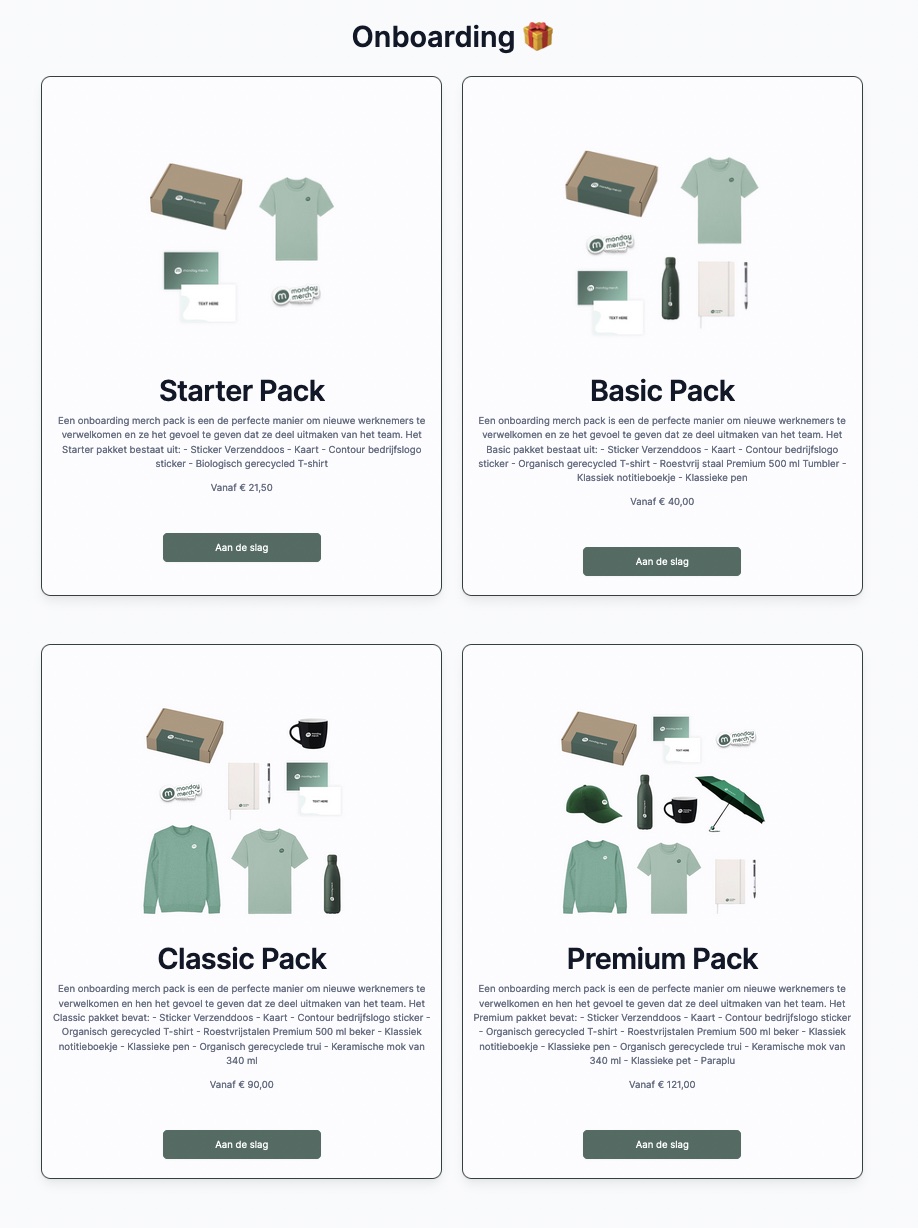 Monday Merch onboarding pack