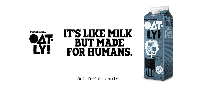 oatly marketing milk made for humans