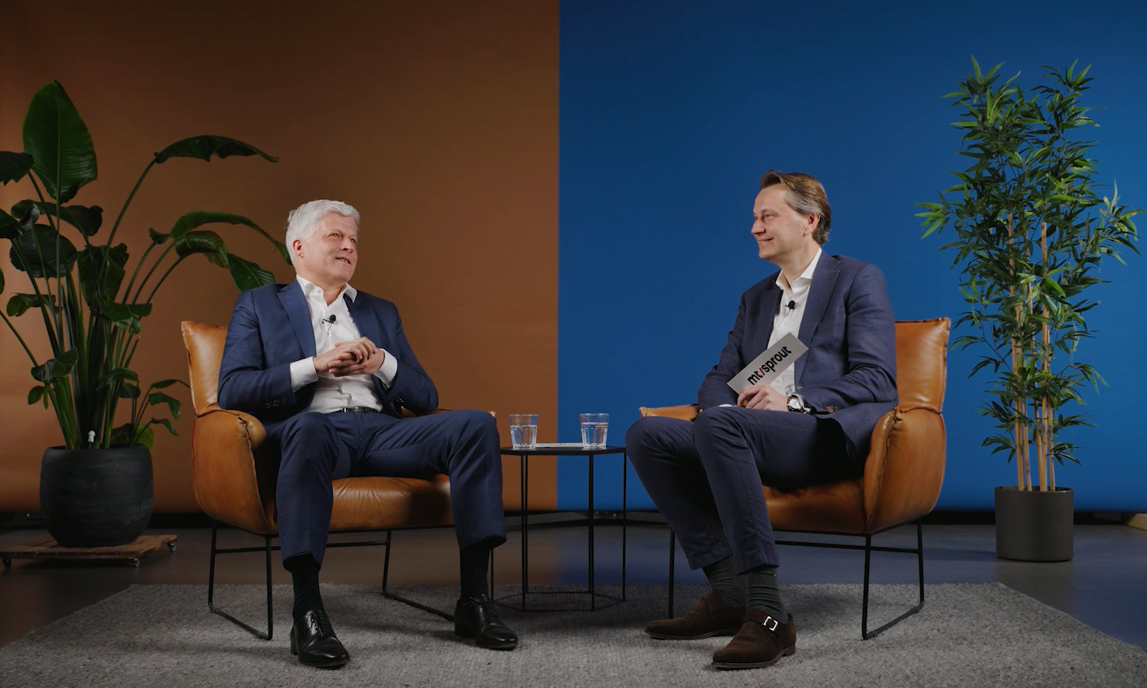 Eelco Hoekstra en Maarten Edixhoven
