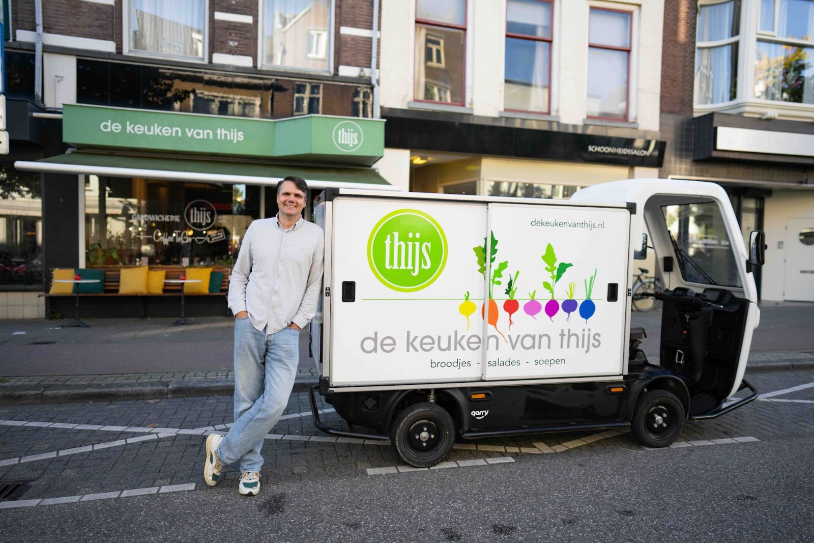 elektrische bedrijfswagen keuken van thijs