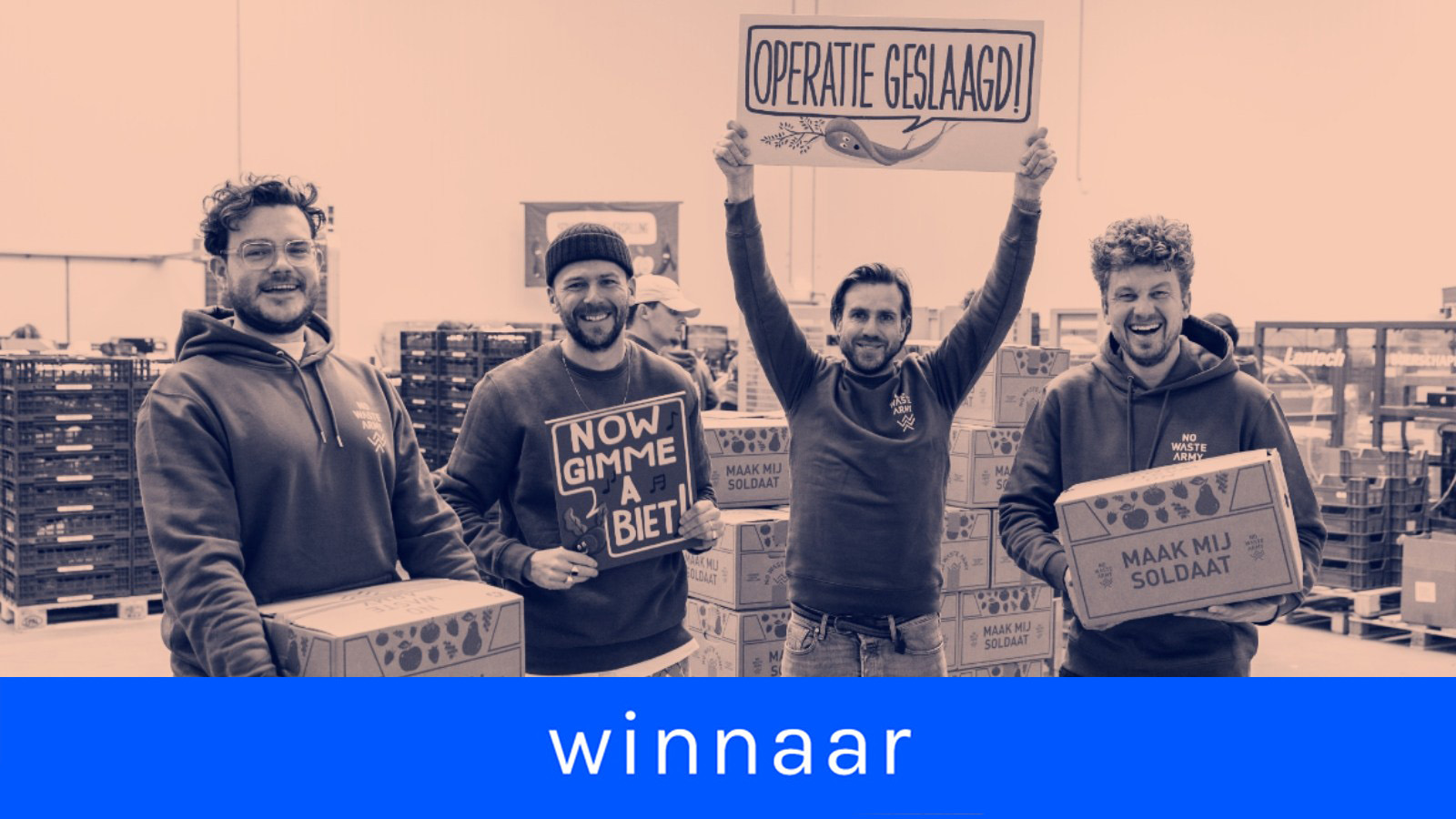 no waste army winnaar startup van het jaar