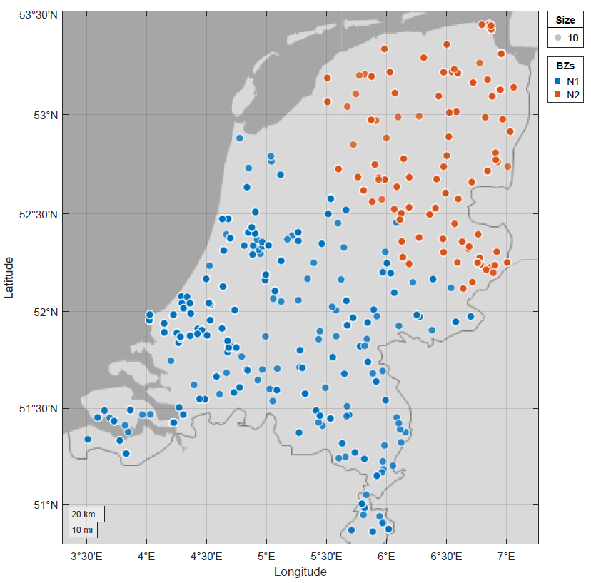 nederland biedzones