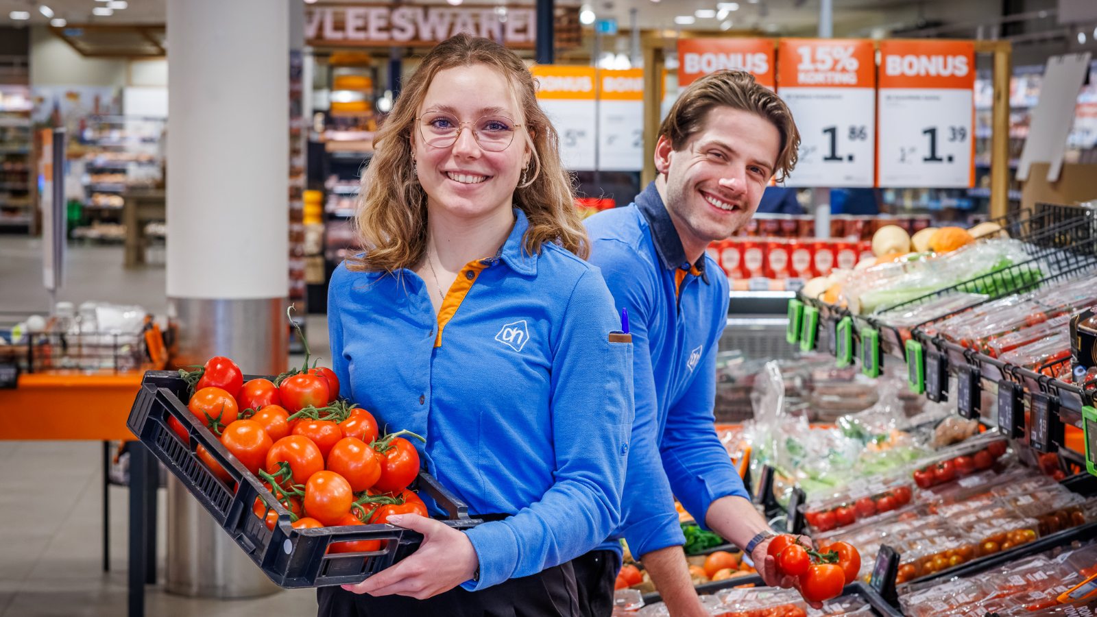 albert heijn personeel winkel