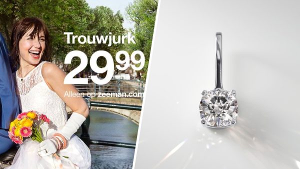 zeeman trouwjurk diamant
