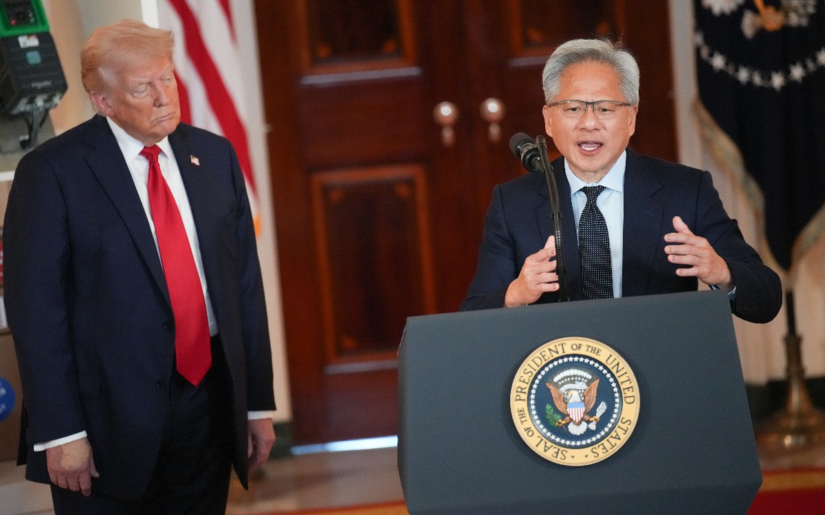 jensen huang nvidia donald trump
