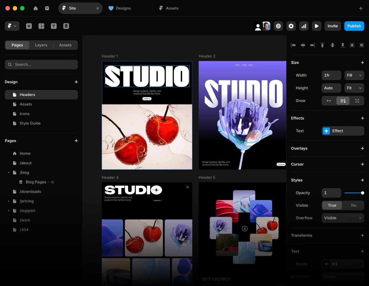 framer design tool