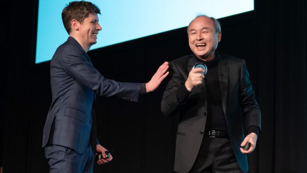 masayoshi son softbank sam altman openai