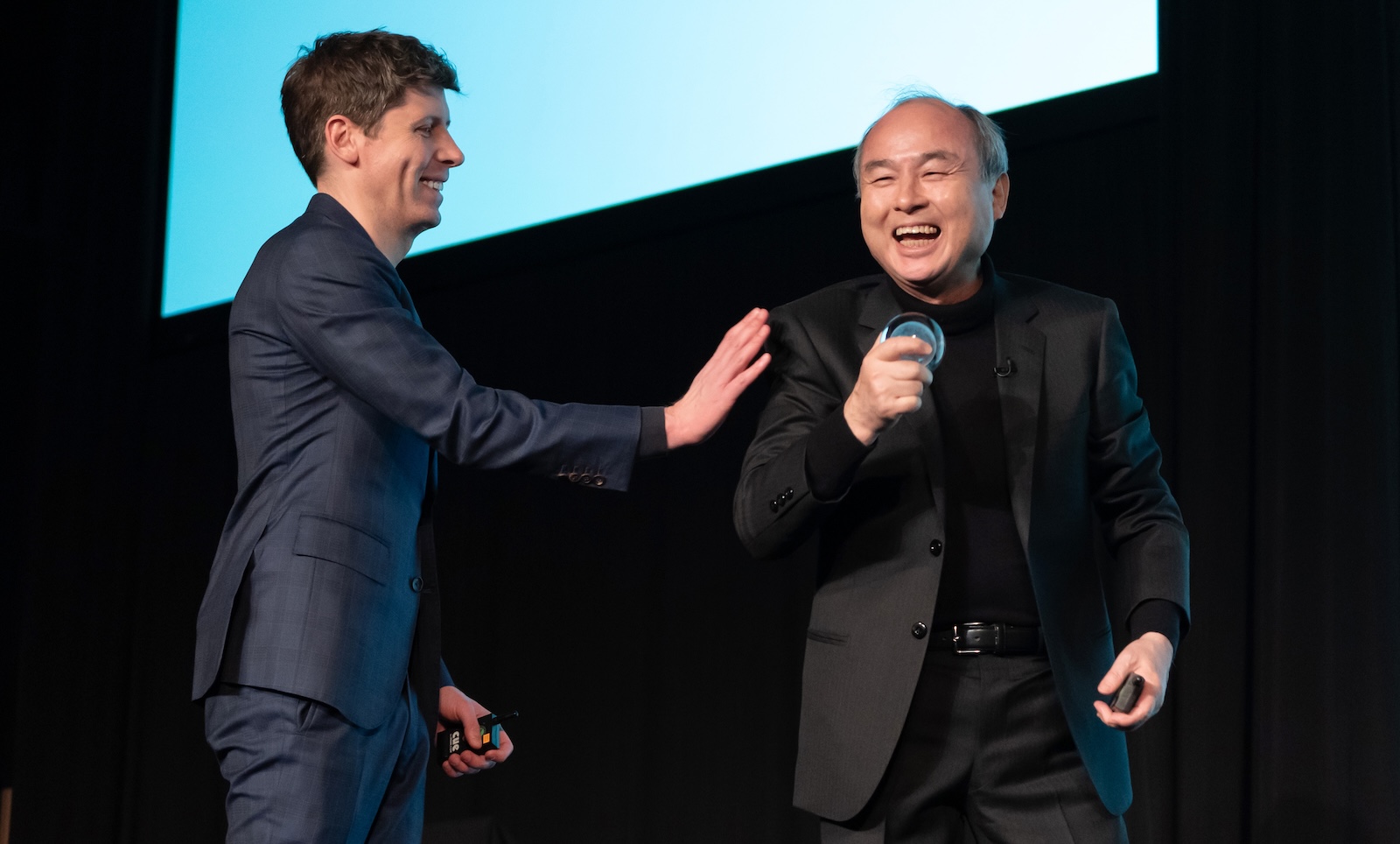 masayoshi son softbank sam altman openai