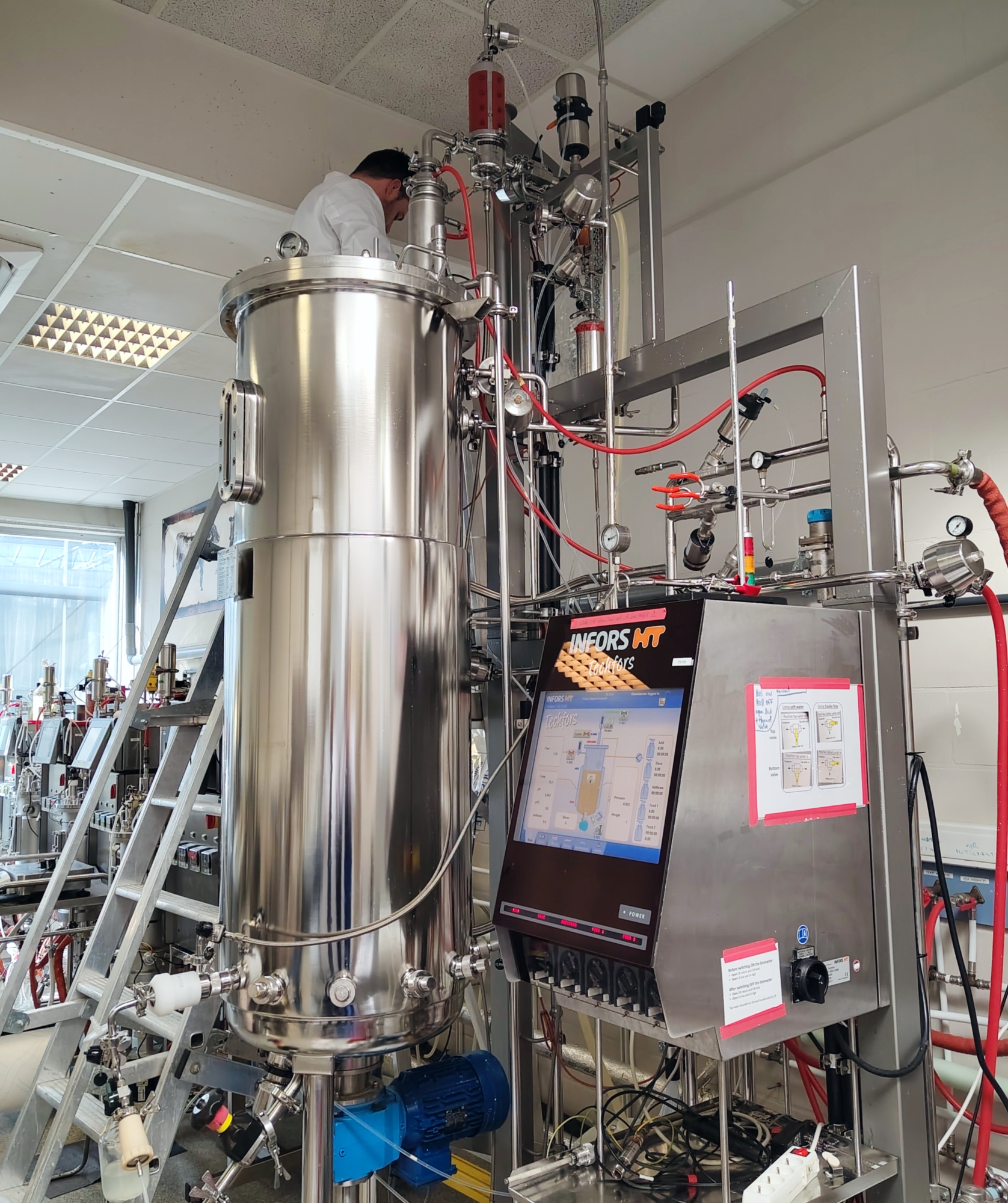 De grootste fermentor in het lab