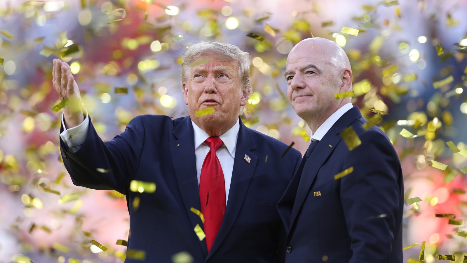 Donald Trump en Gianni Infantino