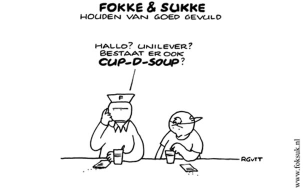 Fokke & Sukke doen Cup-a-soup
