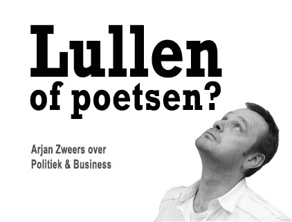 Arjan Zweers, MT-columnist, Lullen of poetsen